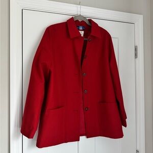 Vintage Pursuits Ltd wool red chore jacket